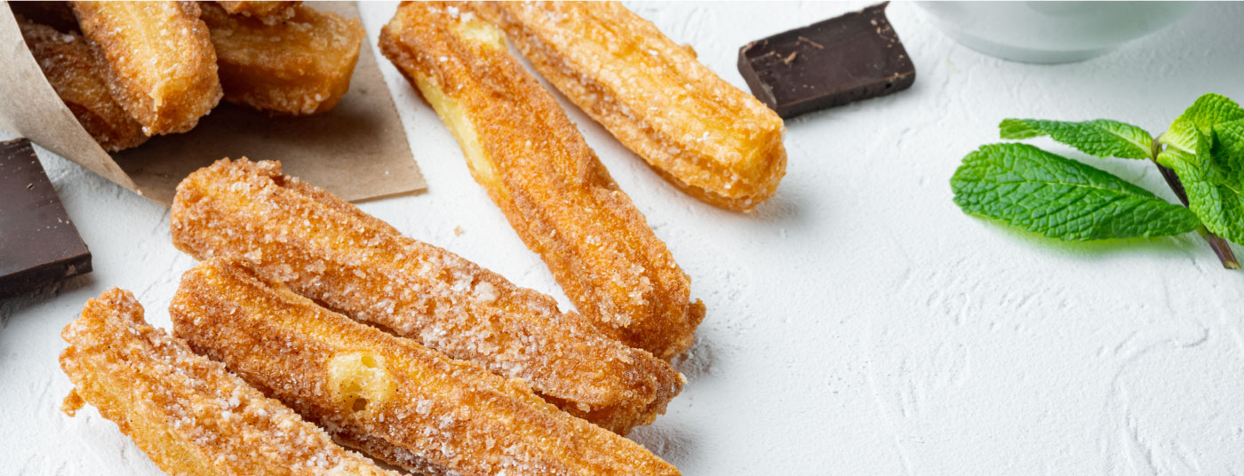 CHURROS <strong> (WHO NEEDS CHOCOLATE?) </Strong>